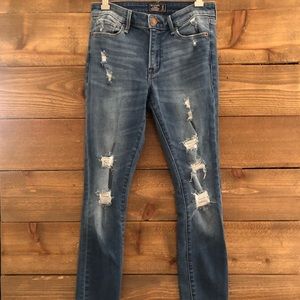 A & F Harper Low Rise Super Skinny Jeans